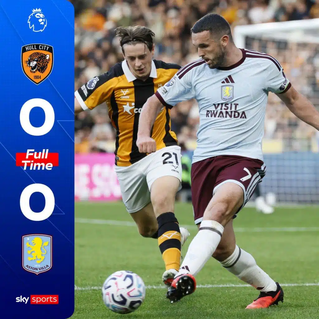 Tigers remain unbeaten as Emery’s 200th game in charge ends goalless