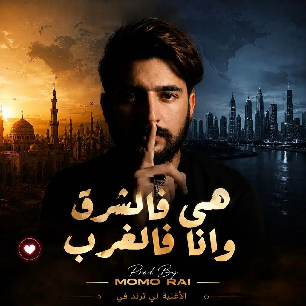 أغنية ترند تيك توك | هي فى الشرق وأنا فى الغرب
