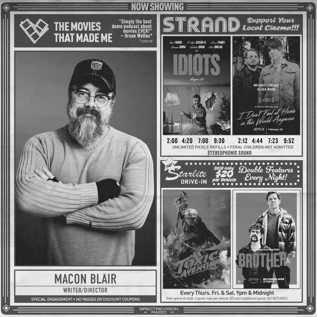 IDIOTS co-writer/director Macon Blair