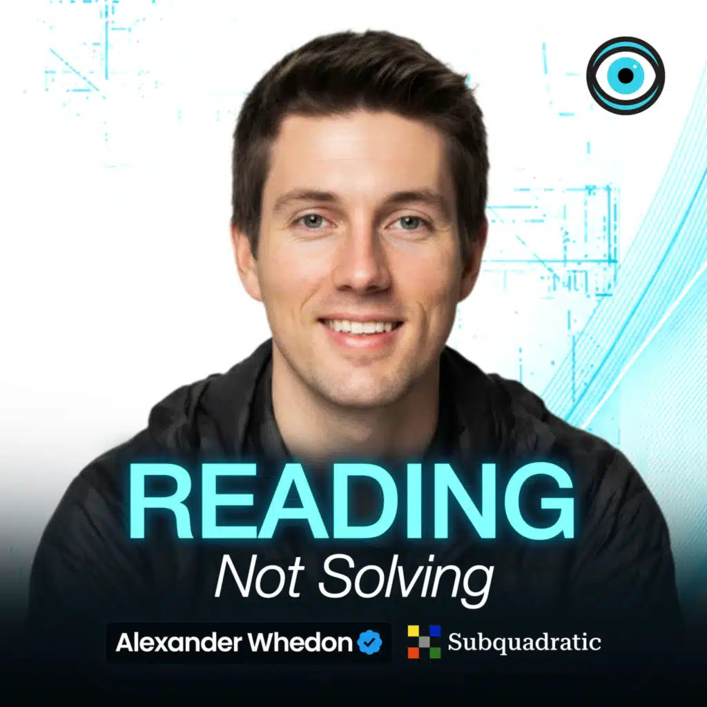 86% of What Coding Agents Do Is Just Reading — Not Solving | Alexander Whedon of Subquadratic