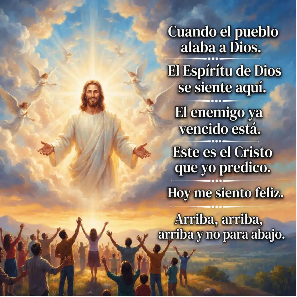 Cuando el Pueblo Alaba a Dios/El Espíritu de Dios Se Siente Aquí/El Enemigo Ya Vencido Está/Este Es el Cristo Que Yo Predico/Hoy Me Siento Feliz/Arriba, Arriba, Arriba y No para Abajo (En Vivo)