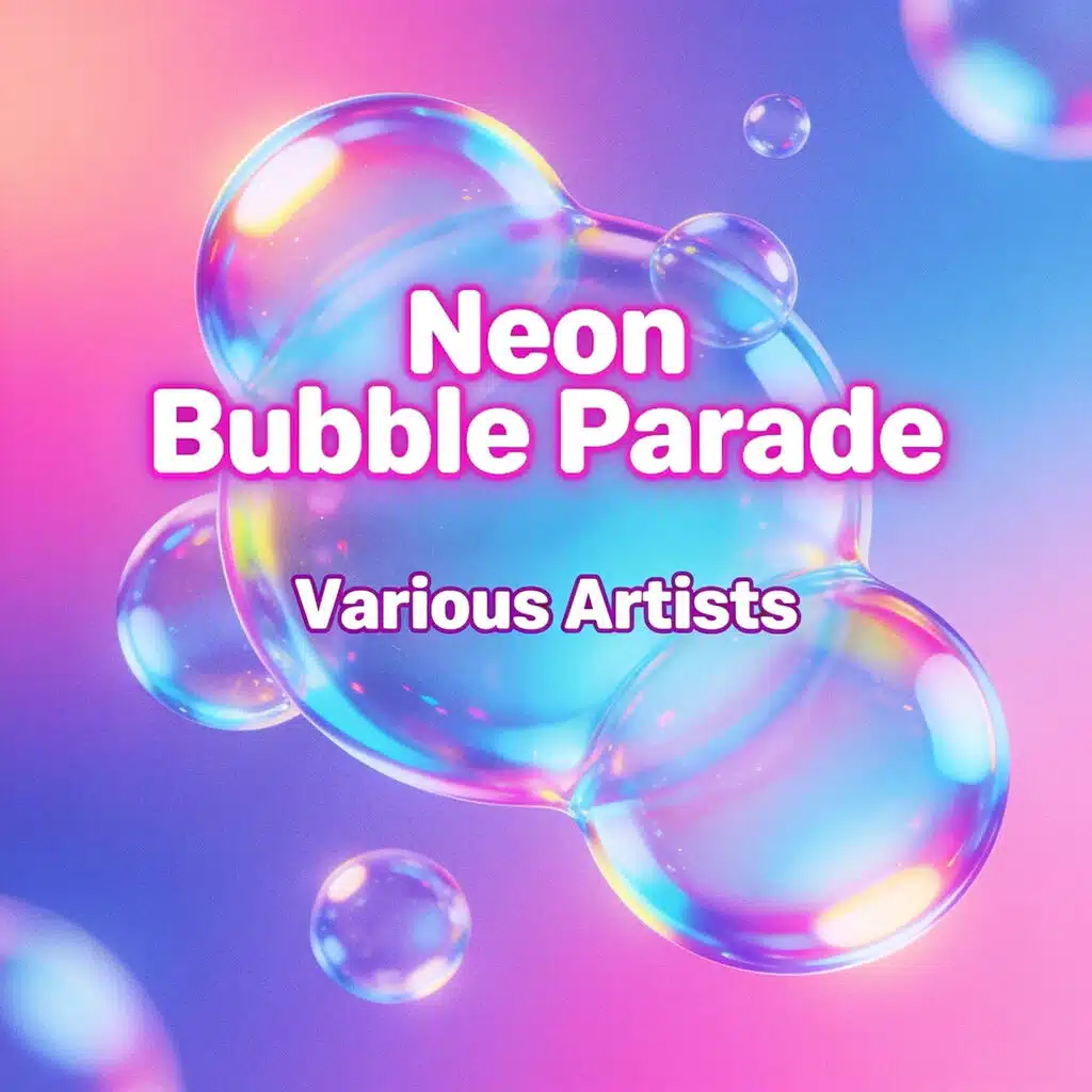 Neon Bubble Parade