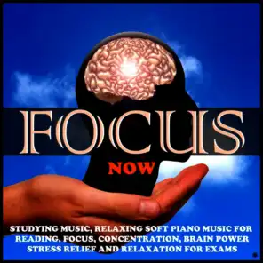 Focus Now: Studying Music, Relaxing Soft Piano Music for Reading, Focus, Concentration, Brain Power, Stress Relief and Relaxation for Exams