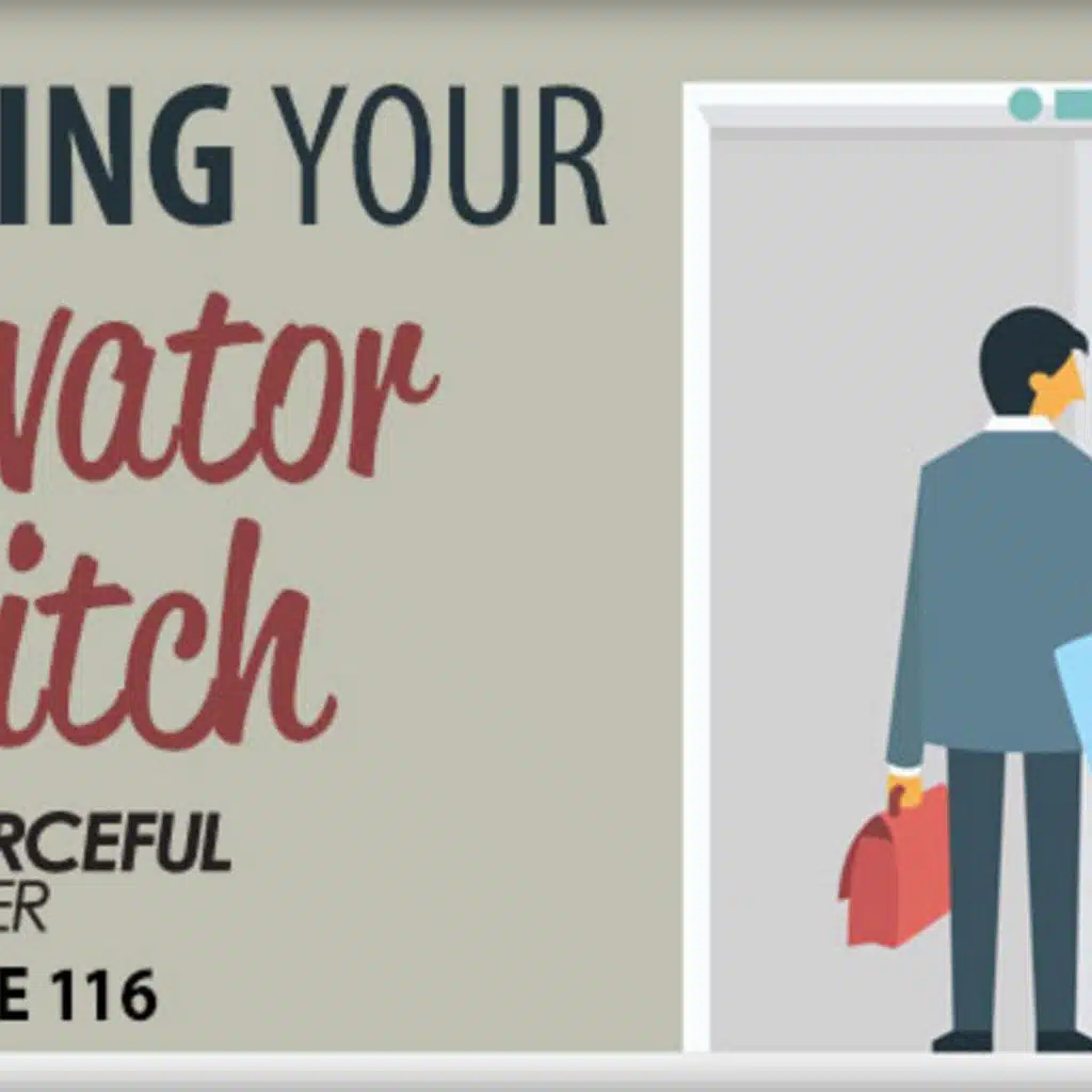 Crafting Your Elevator Pitch - RD116