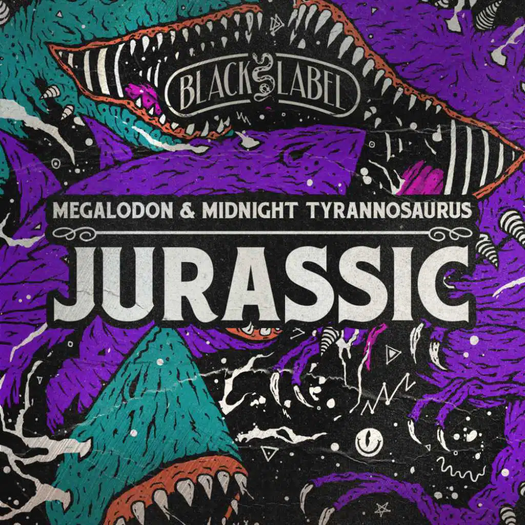 Megalodon and Midnight Tyrannosaurus