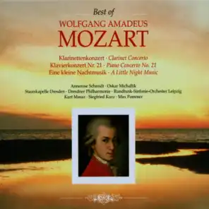 Wolfgang Amadeus Mozart: Klarinettenkonzert, Klavierkonzert No. 21, Eine kleine Nachtmusik