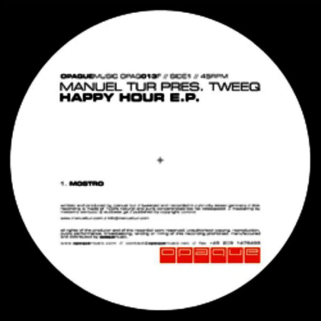 Manuel Tur pres. Tweeq