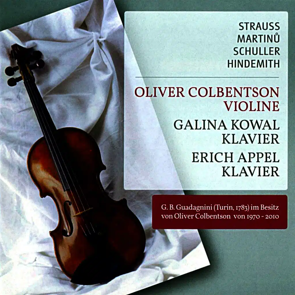 Oliver Colbentson - Violine