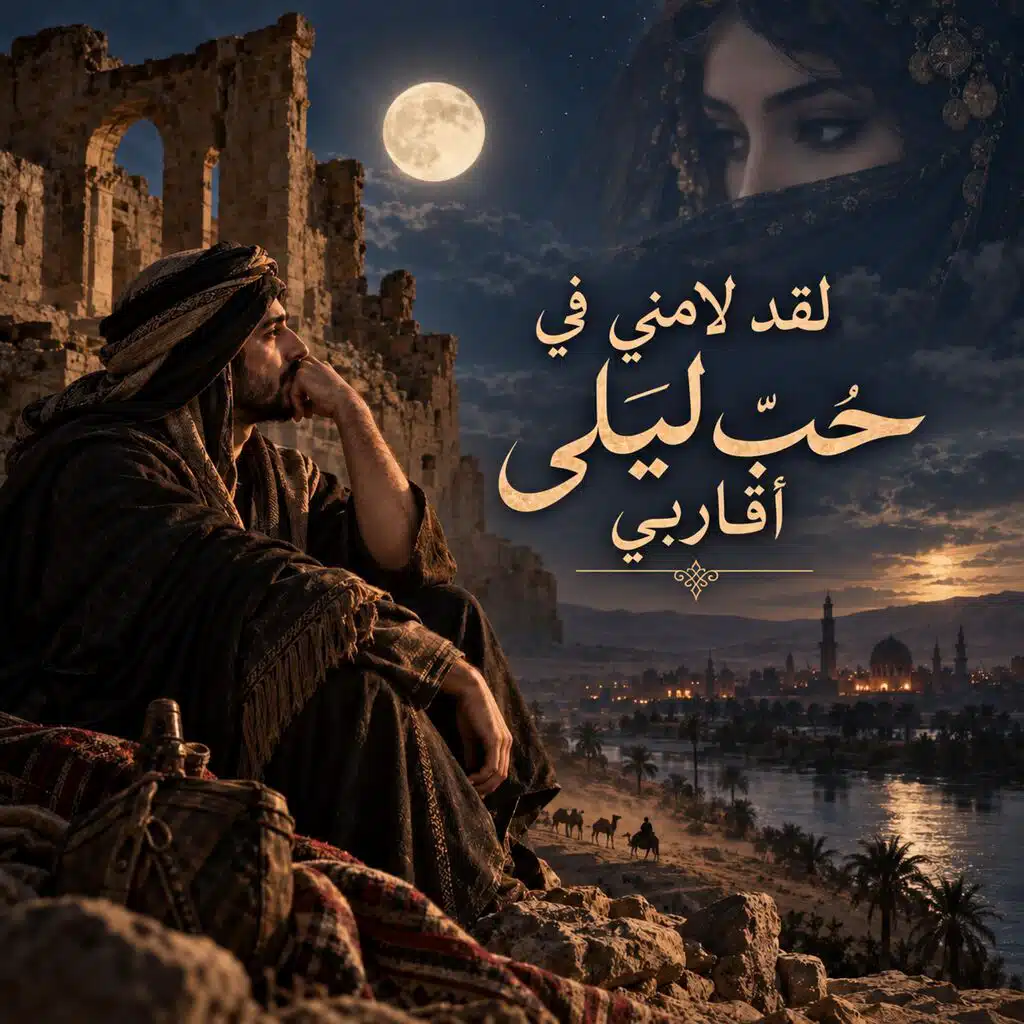 لقد لامني في حب ليلى اقاربي