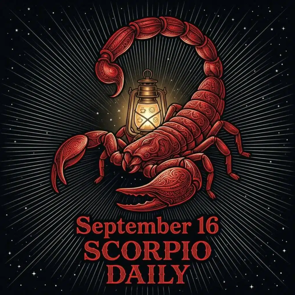 Wednesday, September 16, 2026 Scorpio Horoscope Today