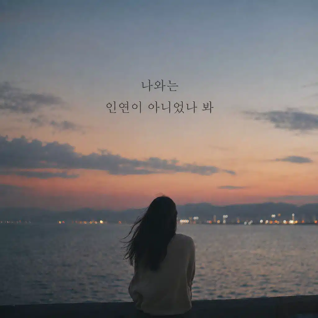 나와는 인연이 아니었나 봐 (Maybe We Were Never Meant to Be)