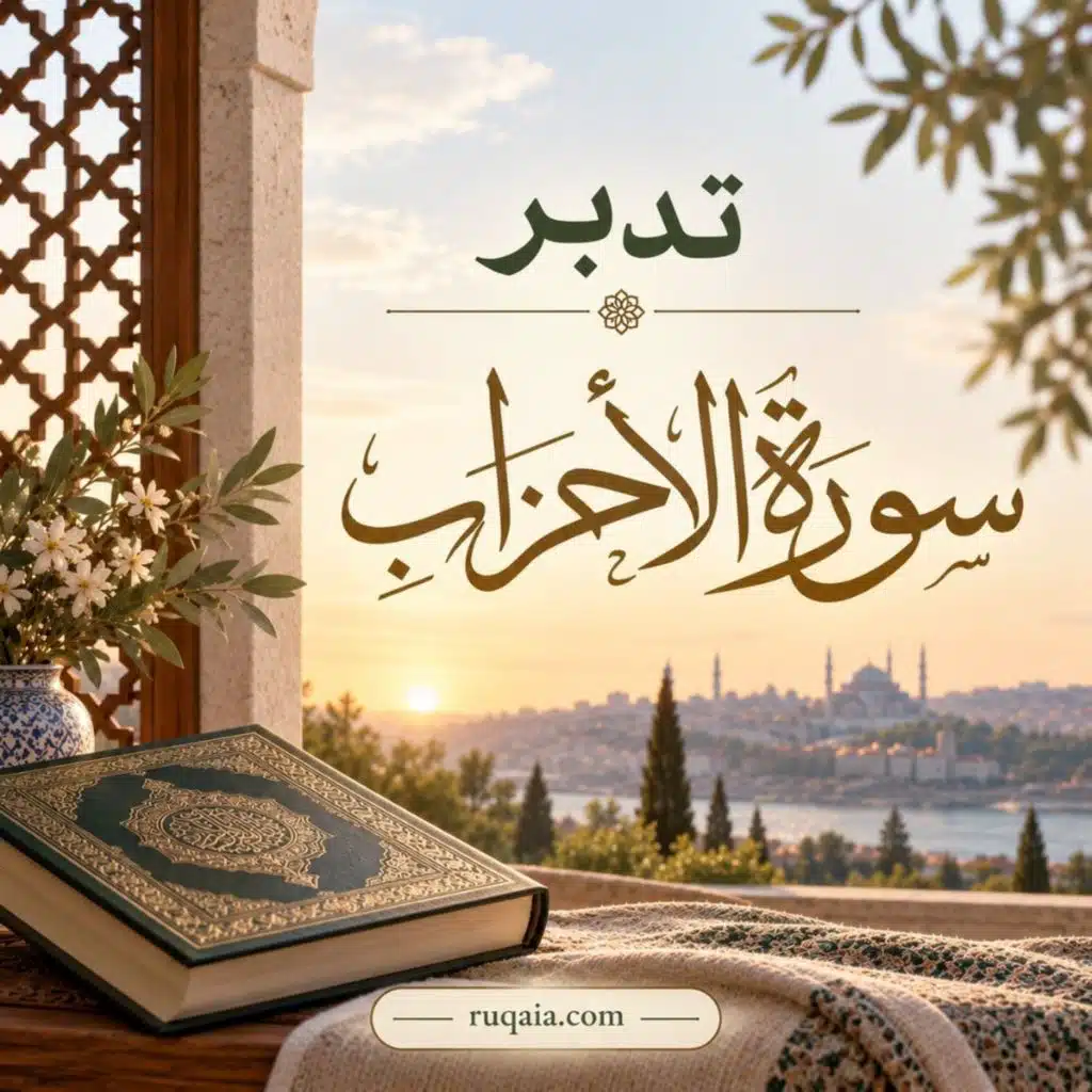 تدبر سورة الأحزاب الحلقة السادسة: { آية ٢٨ - ٣٤ }