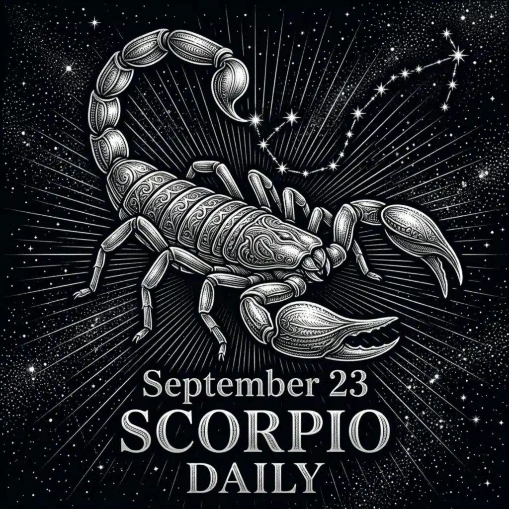 Wednesday, September 23, 2026 Scorpio Horoscope Today