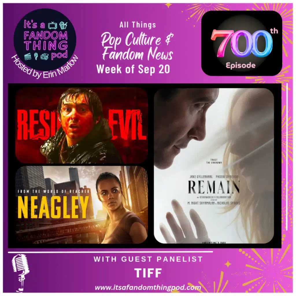 Pop Culture and Fandom News for the Week of September 20th