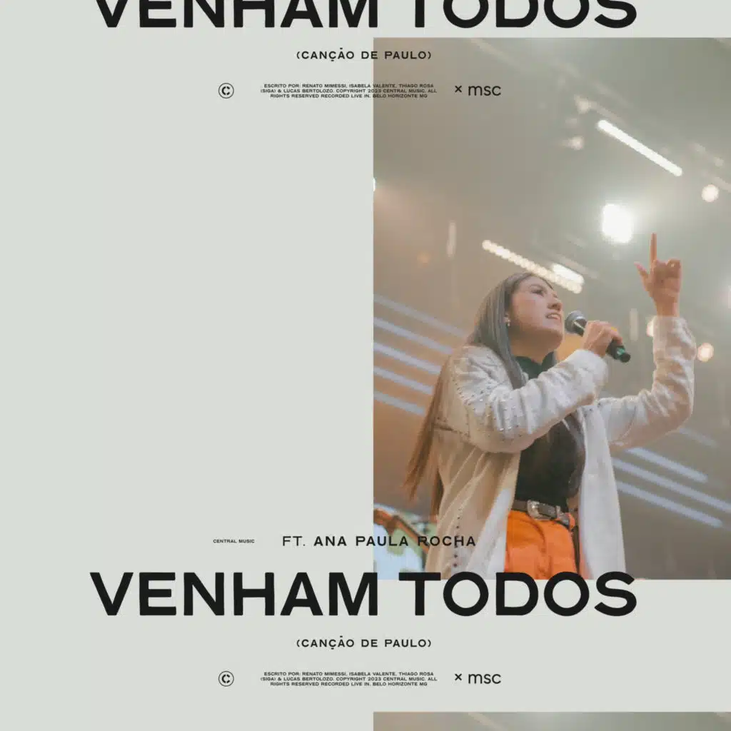 Venham Todos (Canção de Paulo) (Ao Vivo) [feat. Ana Paula Rocha]