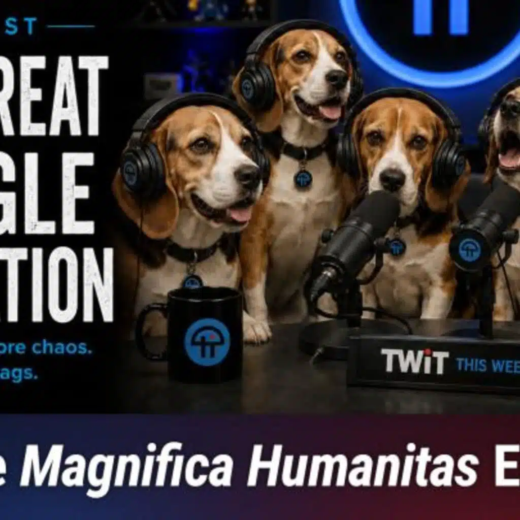 TWiT 1086: The Great Beagle Migration - Pope Leo XIV's 1st Encyclical & Ferrari's 1st EV