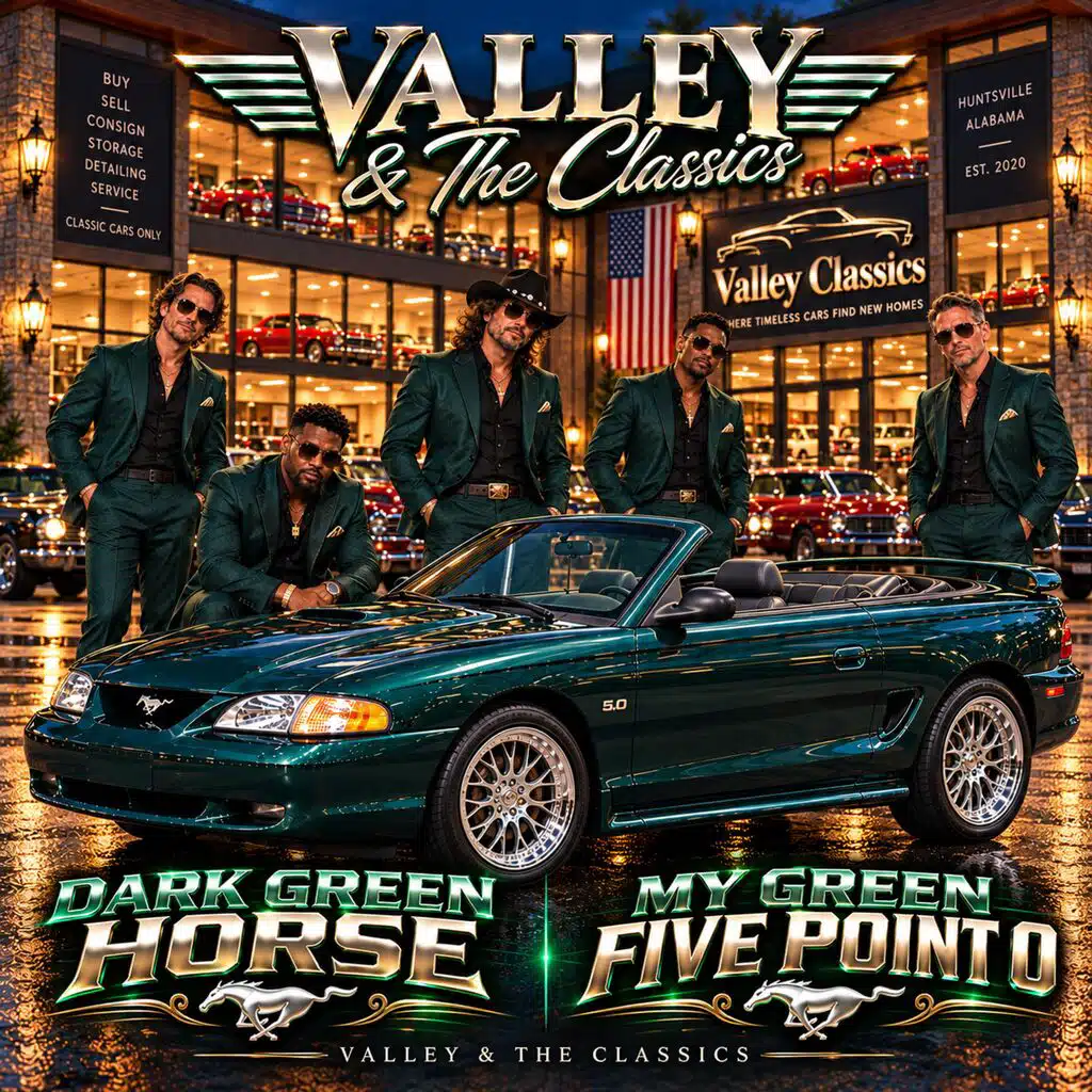 Dark Green Horse & My Green Five Point O