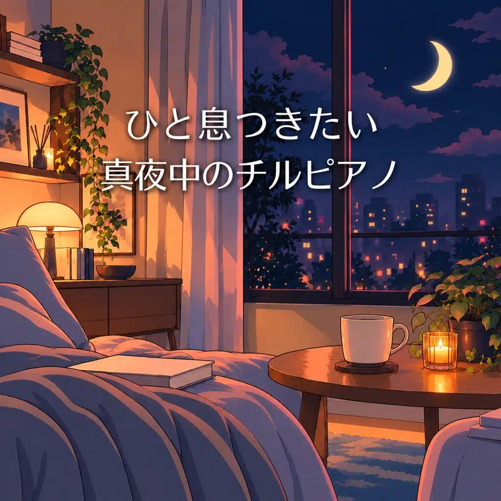 ひと息つきたい真夜中のチルピアノ