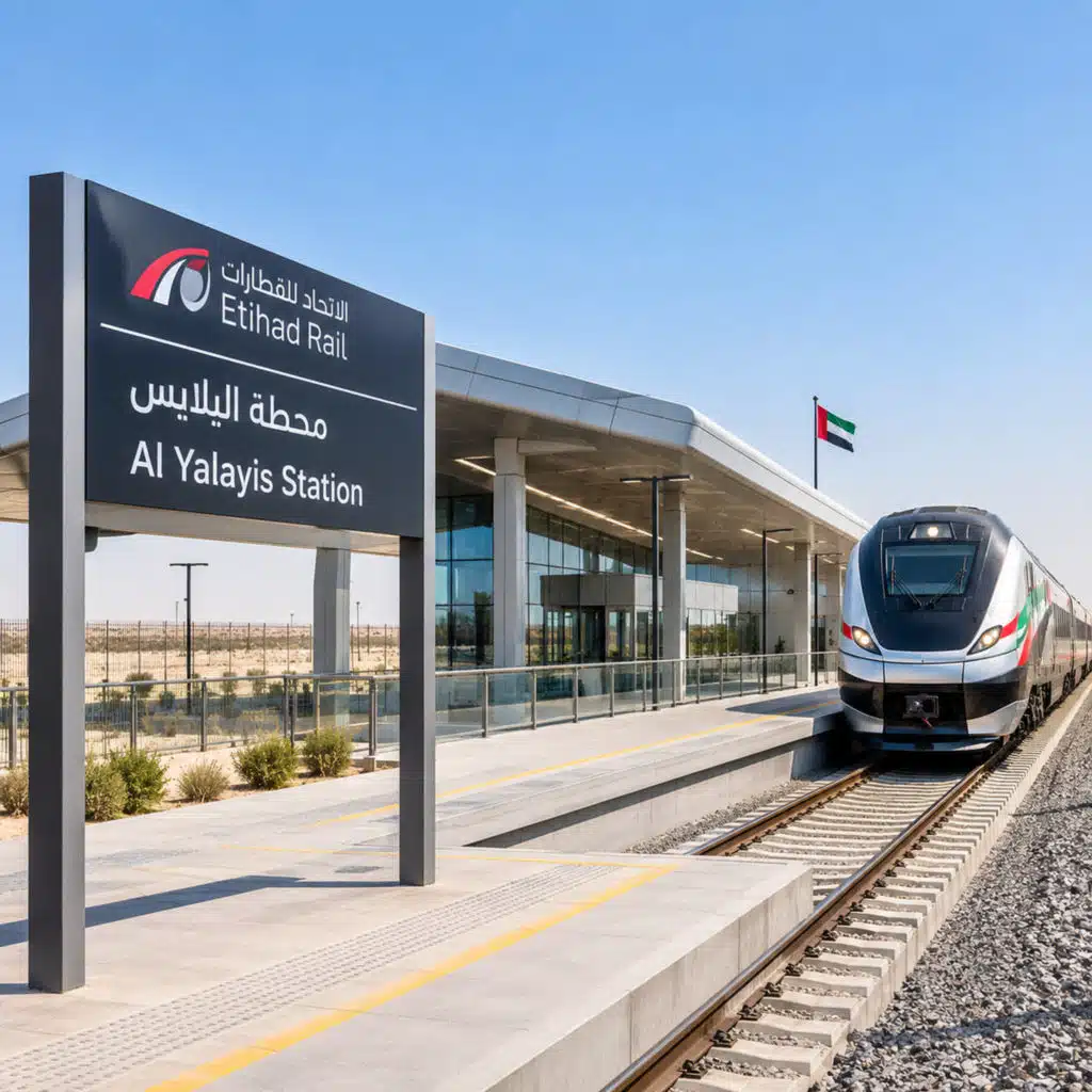 Etihad Rail's Dubai station is now open