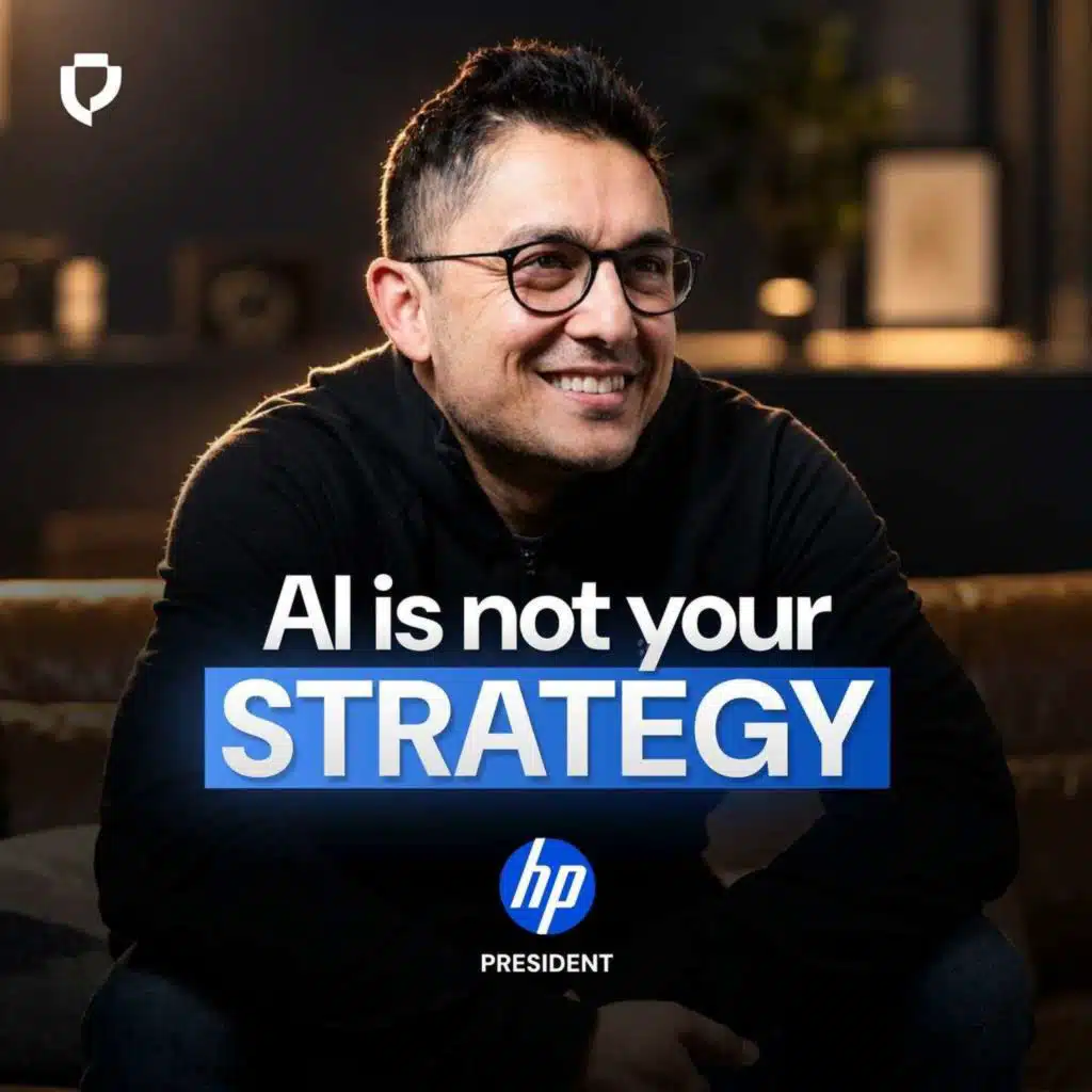 HP President on Replacing Middle Management and Cutting Tickets 40% with AI Agents | Faisal Masud | E314