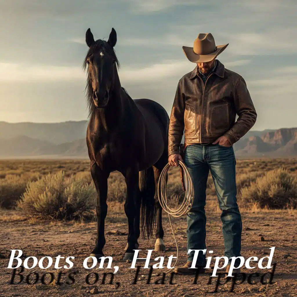 Boots on, Hat Tipped
