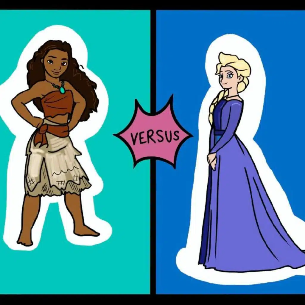 Moana vs Elsa
