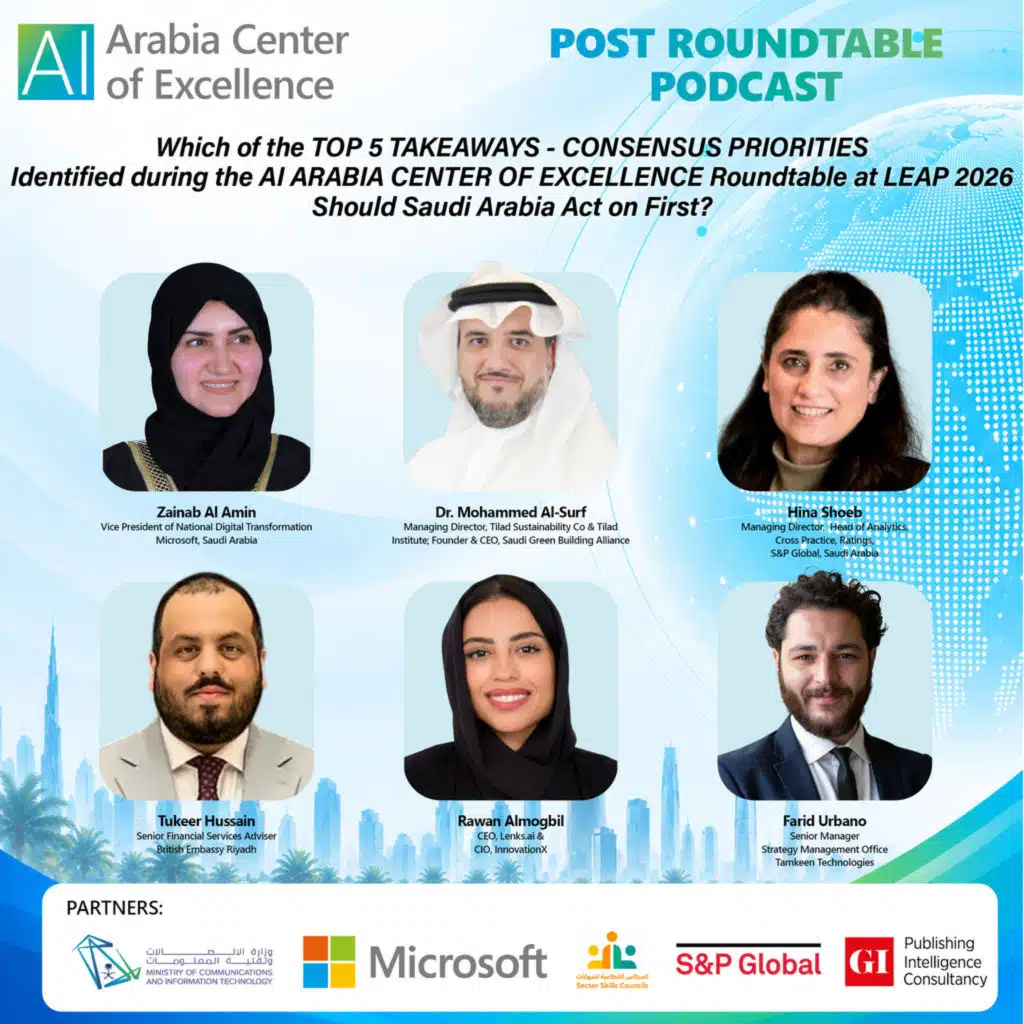 AI Arabia Center of Excellence | Post-Roundtable Podcast – "Part B"