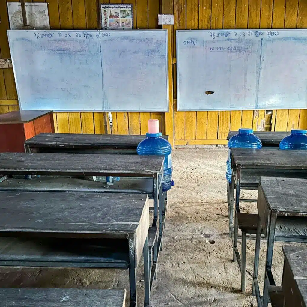 How cutting overseas aid impacts a Cambodian classroom