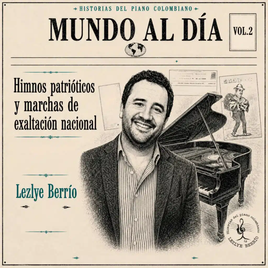 Historias del Piano Colombiano - Mundo al Día, Himnos Patrióticos y Marchas de Exaltación Nacional Vol.2