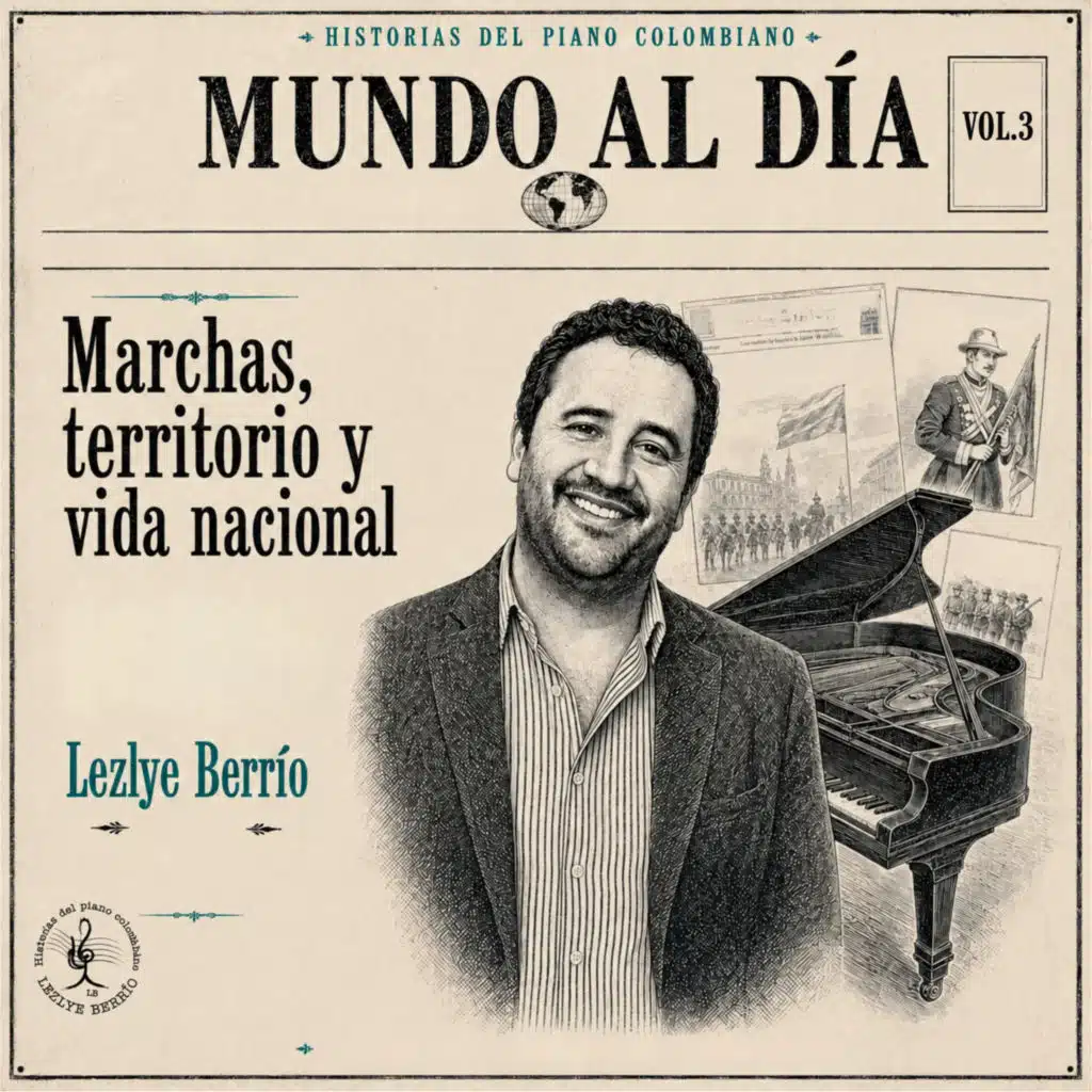 Historias del Piano Colombiano - Mundo al Día, Marchas, Territorio y Vida Nacional Vol.3