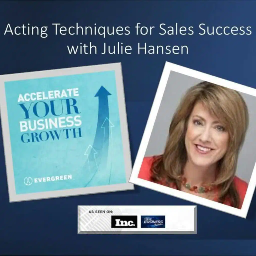 Acting Techniques  for Sales Success