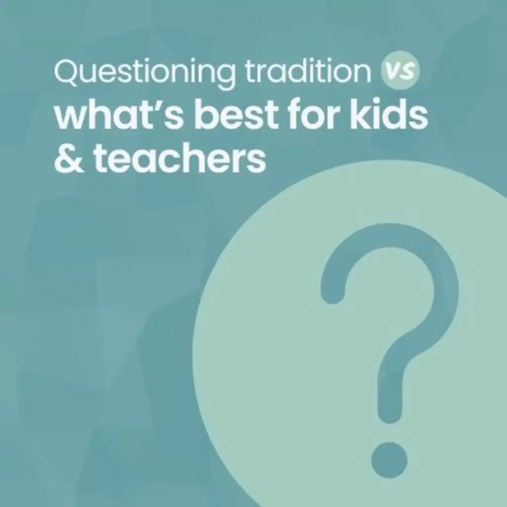 EP358 The first time I questioned tradition vs what's best for kids