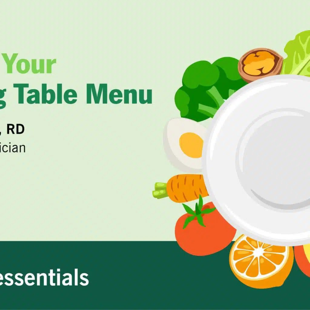 Sports Essentials: Setting Your Training Table Menu