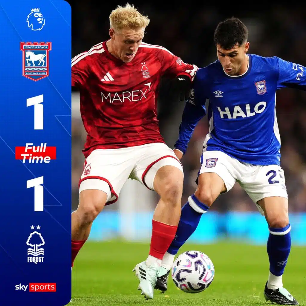 Wasteful Forest held by Ipswich amid VAR controversy