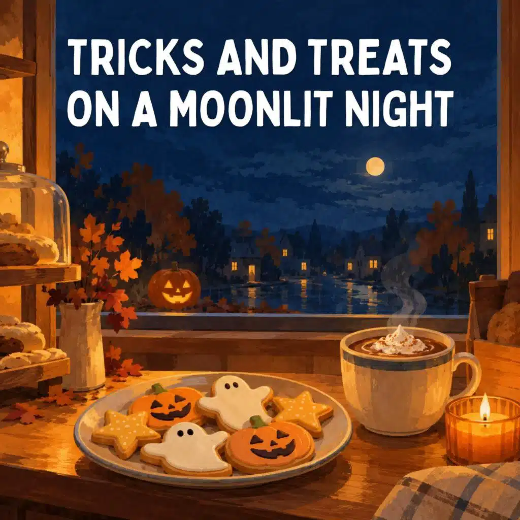 Tricks and Treats on a Moonlit Night (Rainy Day Bakery #11)
