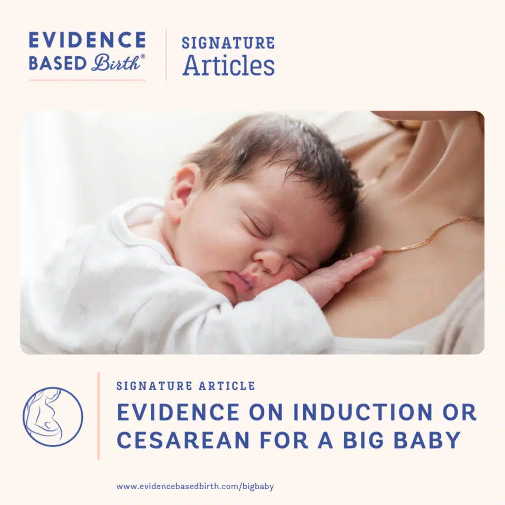 EBB 416 - Evidence on Big Babies
