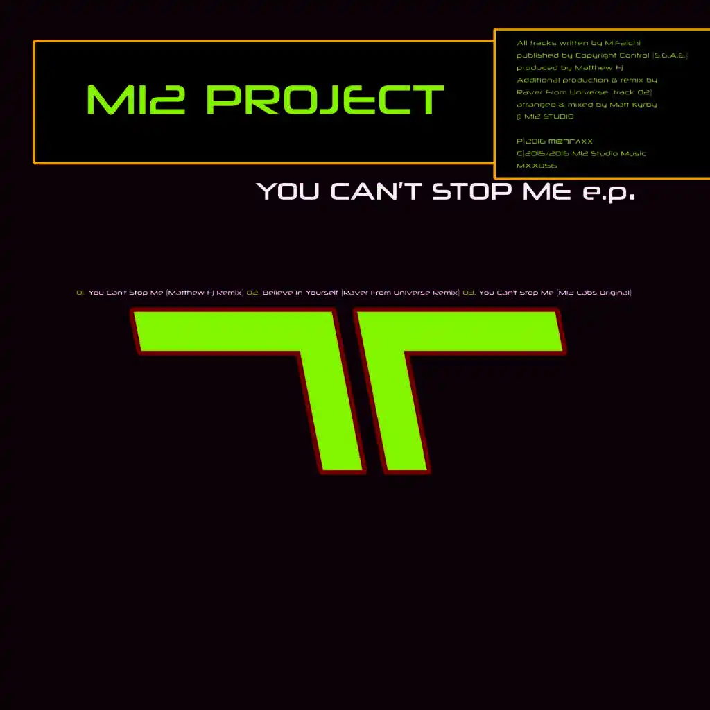 You Can't Stop Me (M12 Labs Original)