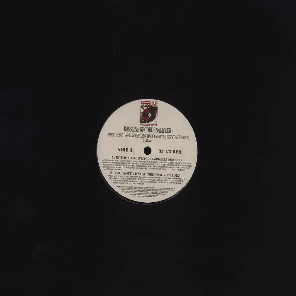 Bassline Records Sampler 4