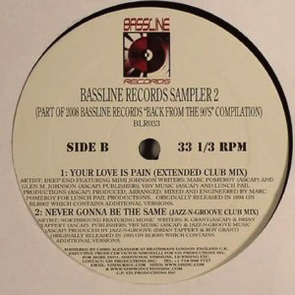 Bassline Records Sampler 2