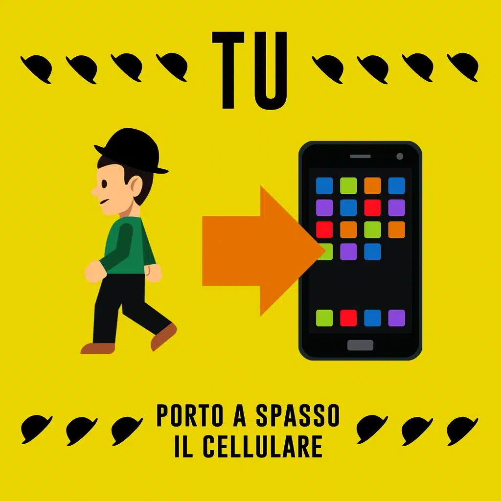Porto a spasso il cellulare