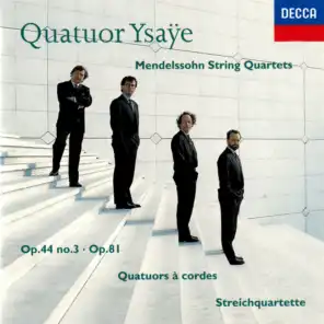 Mendelssohn: String Quartet No. 5; 4 Pieces
