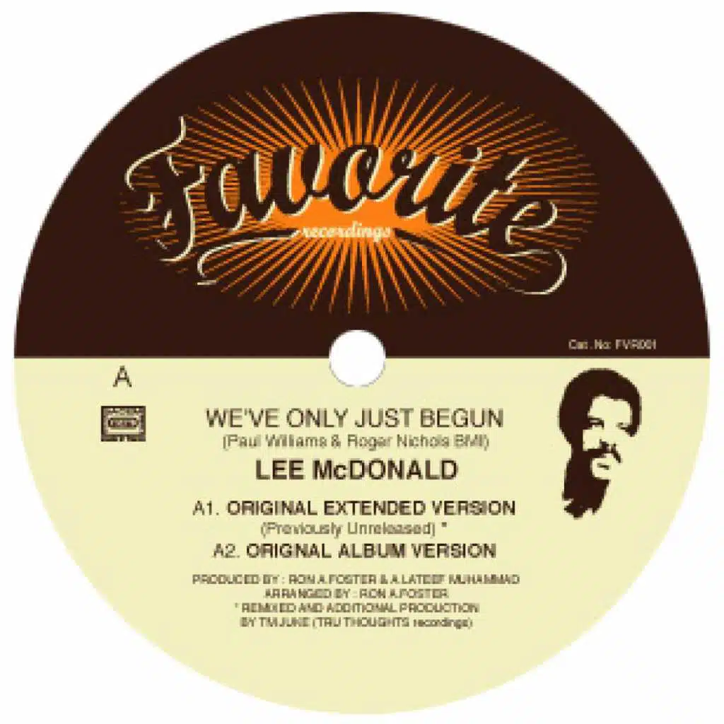 We've Only Just Begun (Extended Original Version)