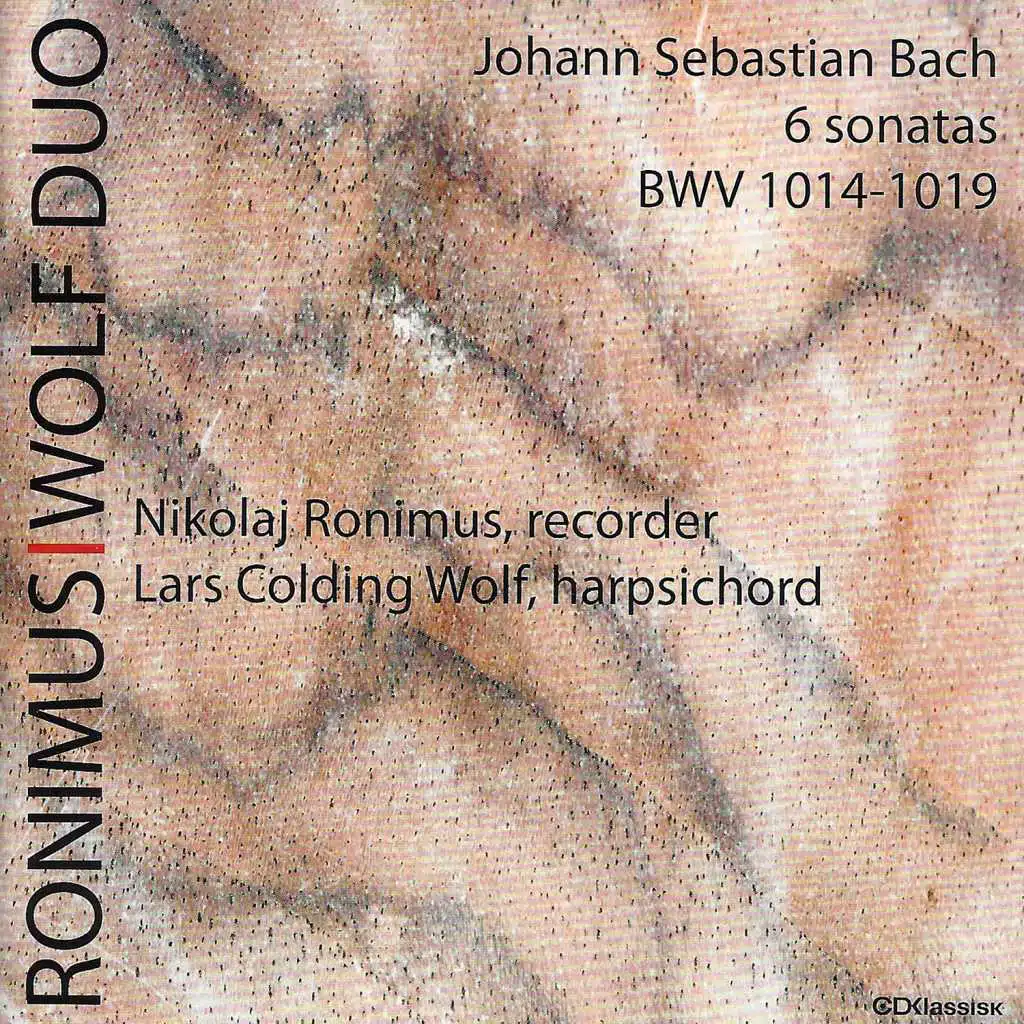 Johann Sebastian Bach - 6 sonatas, Vol. 1