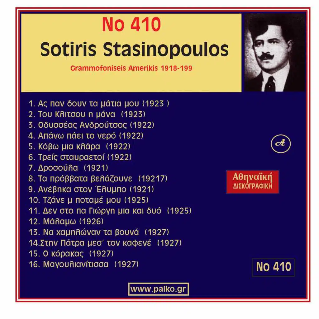 Sotiris Stasinopoulos, Grammografiseis Amerikis