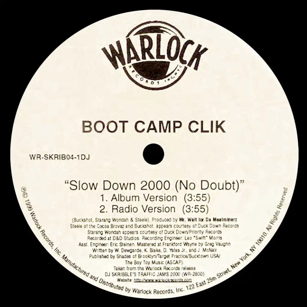 Slow Down 2000 (No Doubt) (TV Track)