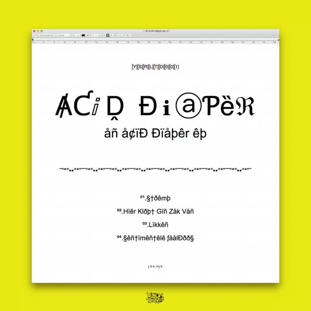 Acid Diaper