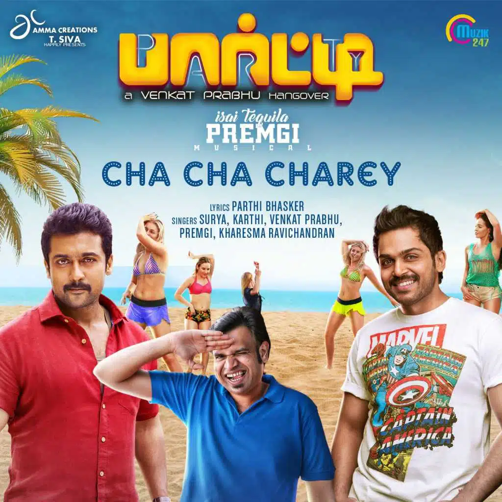 Surya, Karthi, Venkat Prabhu, Premgi & Kharesma Ravichandran