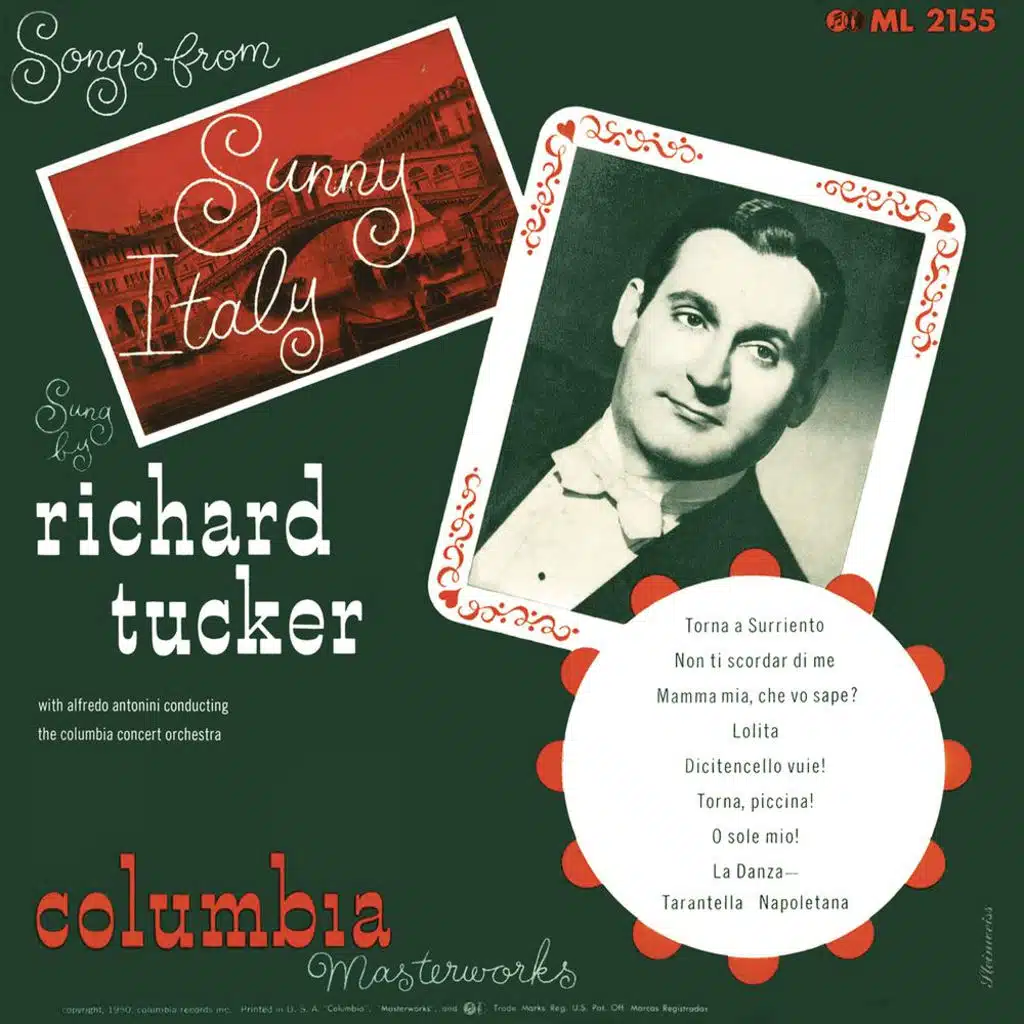 Richard Tucker, Alfredo Antonini & Columbia Concert Orchestra