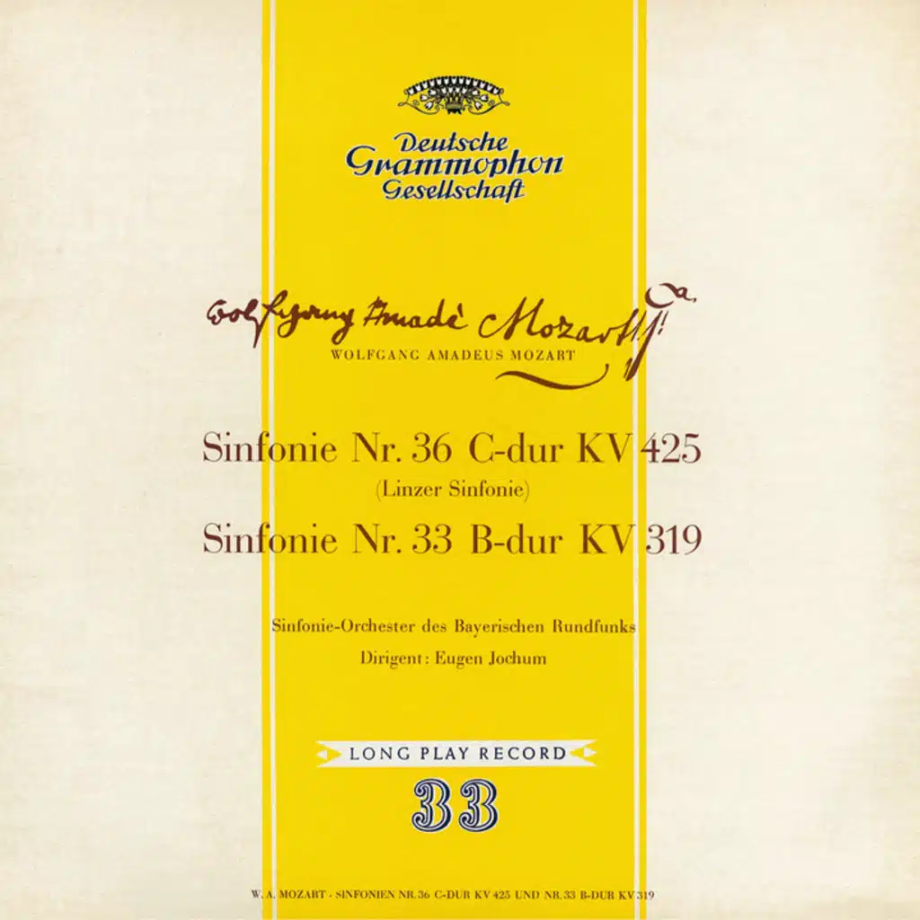 Mozart, W.A.: Symhonies Nos.36, 33 & 39