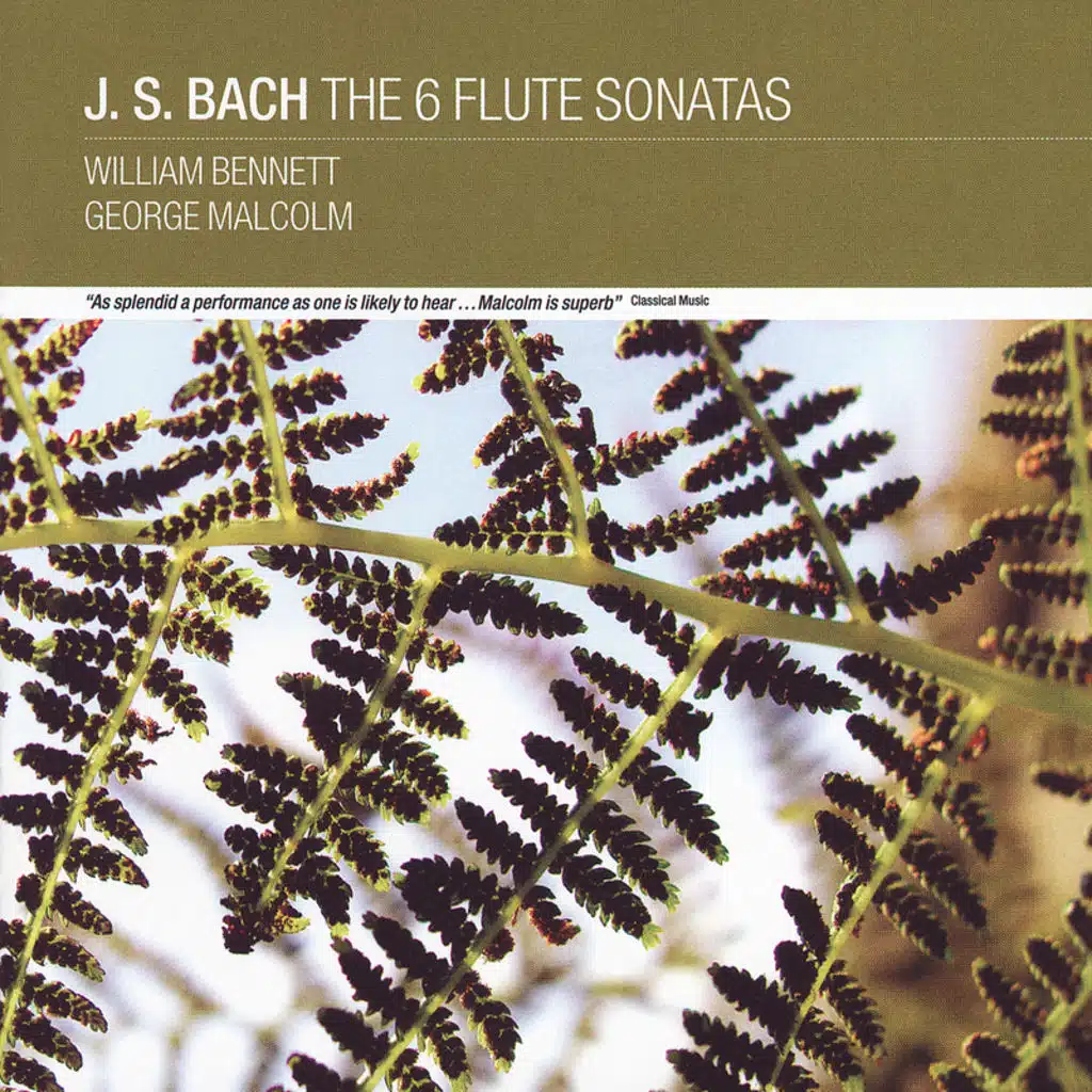 J.S. Bach: Sonata for Flute No.3 in A, BWV 1032: 2. Largo e dolce